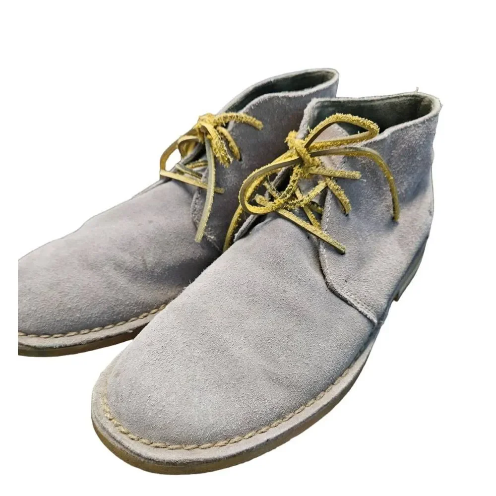 Code West Gray Suede Chukka Boots Men's Size 9.5